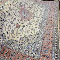 فرش دستباف جفت ۹ متری کاشان