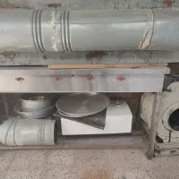 کبابپز  گاز خطی هود سانتی فیوژ