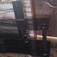 میز تلویزیون شیشه ترک اصل