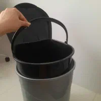 سطل آشغال دوجداره پدالی