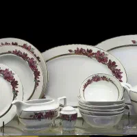 سرویس چینی 12 نفره کامل درجه یک نفیس