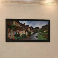 فروش تابلو دیواری چراغ دار در حد نو