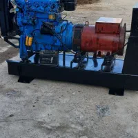 پرکنز چهار سیلندر ۷۵ اسب به همراه ژنراتور