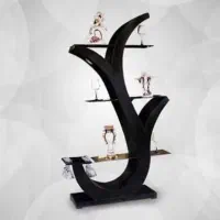 بوفه ویترین مدرن رنگ سفید