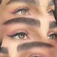 فیبروز میکرو ابرو شید لب خط چشم بن مژه ریمو آموزش