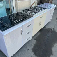 اجاق گازصفحه ای ترمکوپل دار کابینت زیر اجاق سینک