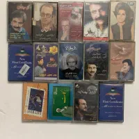 بیش از ۱۰۰ عدد نوار کاست قدیمی