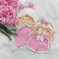 کراپ شلوارک نوار دوزی پاپیون پر طرفدار