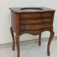 کنسول قاشق چنگال چوبی