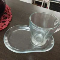 لیوان چای خوری  با بشقاب زیرش