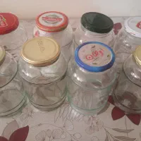 شیشه های جای ترشی و مربا