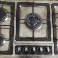گاز رومیزی استیل پنج شعله