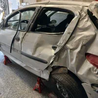 پژو206 تصادفی