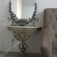آینه شمعدان فوق العاده زیبا برنز