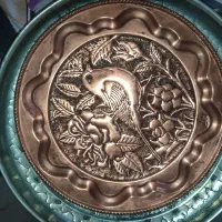 دیوار کوب مسی قلمزنی