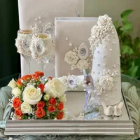 باکس کفی آیینه ای/تزئینات لباس/ست بله برون