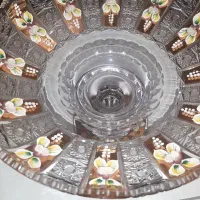 ظرف میوه خوری الیش طلا کوب