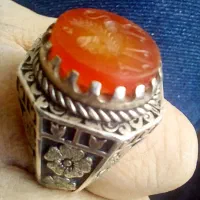 انگشتر های دستساز عقیق نشان