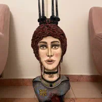 مجسمه و جا شمعی کلکسیونی دستساز