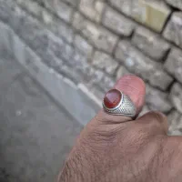 انگشتر عقیق حرز دار قدیمی