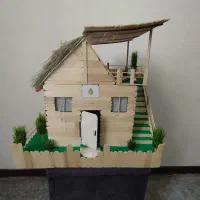 چراغ خواب دست ساز کلبه ای