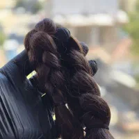 موی طبیعی بافته شده ۴۰ سانت