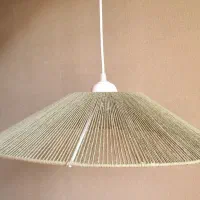 لوستر رافیا مخروطی