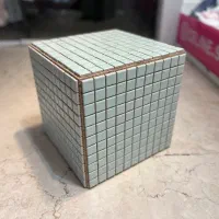 باکس کاشی شده دکوری سی در سی سبز روشن