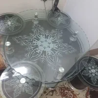 میز و عسلی با شیشه خارجی ضخیم مدل اسپرت