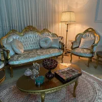 مبلمان منزل (ست مبل استیل ،راحتی ،لوستر )