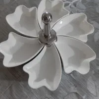 اردوخوری چرخان۶خانه پایه استیل