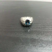 توپاز لندن طبیعی نقره دست‌ساز 999