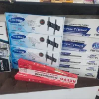 پایه دیواری تلویزیون ثابت و بازویی چرخشی