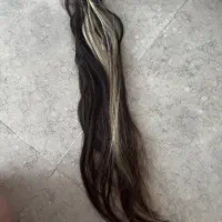 مو طبیعی۵۵ سانت سرکراتین شده آماده۱۵۰شاخه۱۰تومن