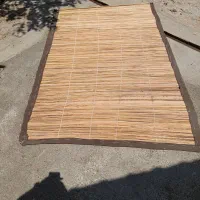 دو عدد پرده حصیری