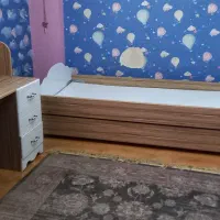ست تختخواب،میز تحریر،کمد لباس و کتابخانه برند آوید