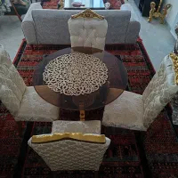 میز نهارخوری کلاسیک 4 نفره چوبی