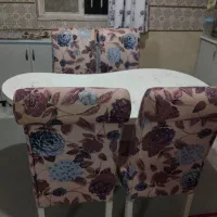 میز نهارخوری با صندلی سالم ودرحد نو