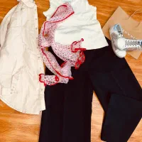 شلوار زنانه تاپ سایز بزرگ ونس گلدن گوس