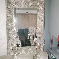 آینه شمعدون قدیمی