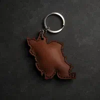 جا کلیدی طرح ایران چرم طبیعی دست دوز