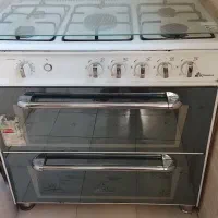 اجاق گاز طرح فر پنج شعله