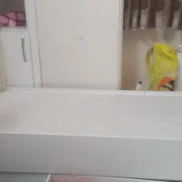 سرویس تخت وکمدکودک برند ساحل چوب