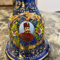 تنگ قلیان آنتیک قلم کاری شده شاه عباسی قدیم