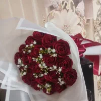 دسته گل روبانی