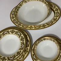 سرویس چینی طلاکوب برجسته کاروسا ژاپن