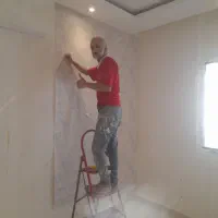نقاشی ساختمان و کاغذ دیواری