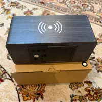 ساعت رومیزی چوبی دیجیتال