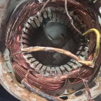 دینام موتور کولر آبی سوخته روتور استاتور هسته