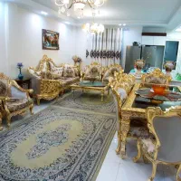 مبل‌،ناهارخوری استیل، طلاکاری بالا، لوکس سلطنتی